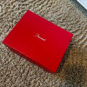 Baccarat Red Storage Gift Box 9.25" X 7.5" X 5" 100% Authentic Harmonie Tumbler